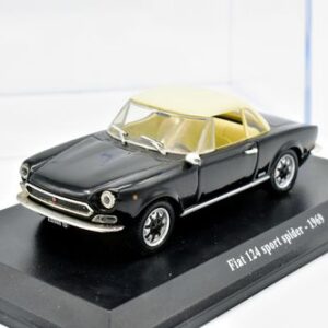 Modellino auto scala 1:43 FIAT 124 SPORT SPIDER diecast collezione da edicola