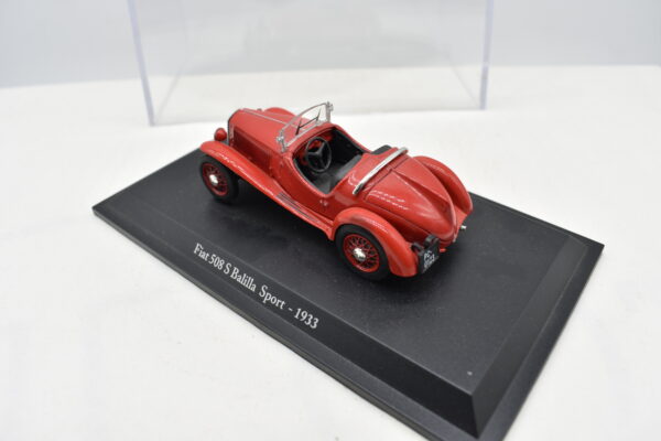 modellino auto scala 1:43 FIAT 508 S BALILLA SPORT diecast collezione da edicola - Image 4