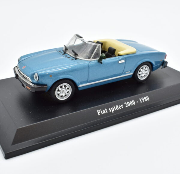 Modellino auto scala 1:43 FIAT SPIDER 2000 diecast collezione da edicola