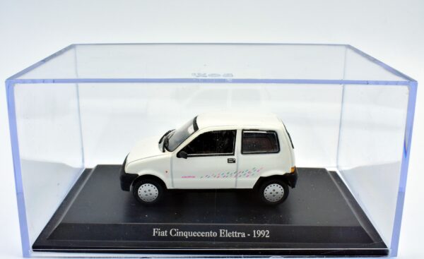 Modellino auto scala 1:43 FIAT CINQUECENTO ELETTRA diecast collezione da edicola - Image 2