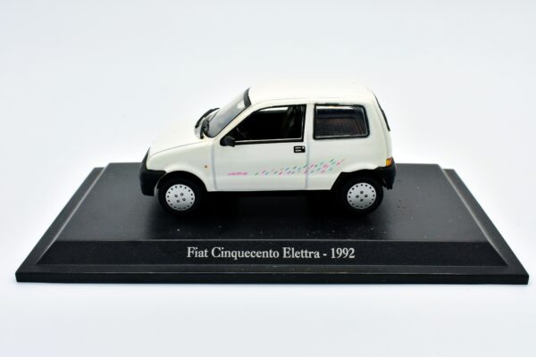 Modellino auto scala 1:43 FIAT CINQUECENTO ELETTRA diecast collezione da edicola - Image 3