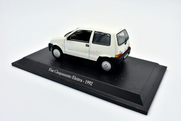 Modellino auto scala 1:43 FIAT CINQUECENTO ELETTRA diecast collezione da edicola - Image 5