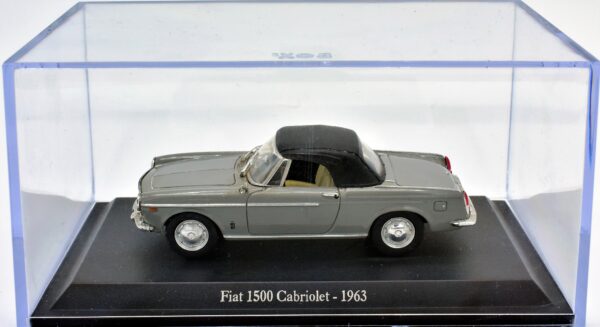 Modellino auto scala 1:43 FIAT 1500 CABRIOLET diecast collezione da edicola - Image 5