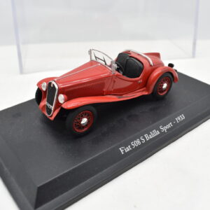 modellino auto scala 1:43 FIAT 508 S BALILLA SPORT diecast collezione da edicola
