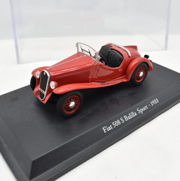 modellino auto scala 1:43 FIAT 508 S BALILLA SPORT diecast collezione da edicola