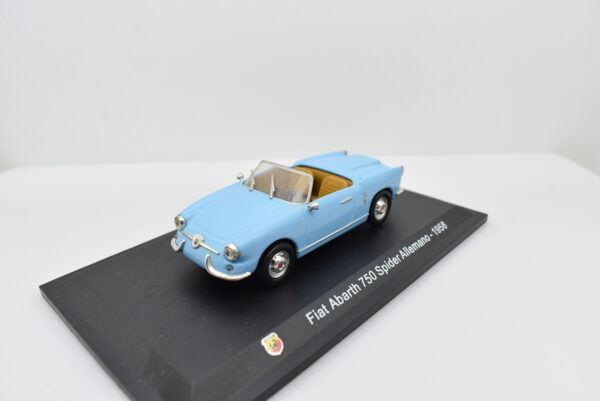 Modellino auto FIAT ABARTH 750 SPIDER ALLEMANO 1:43 diecast modellismo collezione ixo - Image 3