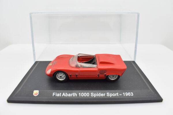 Modellino auto FIAT ABARTH 1000 SPIDER SPORT 1:43 diecast modellismo collezione ixo - Image 2