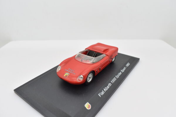 Modellino auto FIAT ABARTH 1000 SPIDER SPORT 1:43 diecast modellismo collezione ixo - Image 3