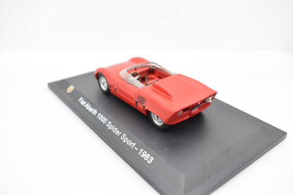 Modellino auto FIAT ABARTH 1000 SPIDER SPORT 1:43 diecast modellismo collezione ixo - Image 4