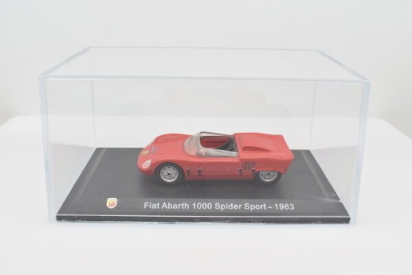 Modellino auto FIAT ABARTH 1000 SPIDER SPORT 1:43 diecast modellismo collezione ixo - Image 5