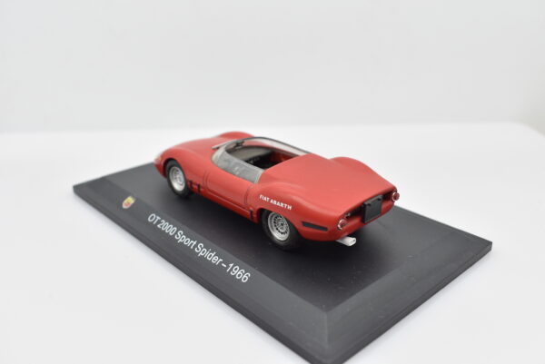 Modellino auto FIAT ABARTH OT 2000 SPIDER SPORT 1:43 diecast modellismo collezione ixo - Image 4