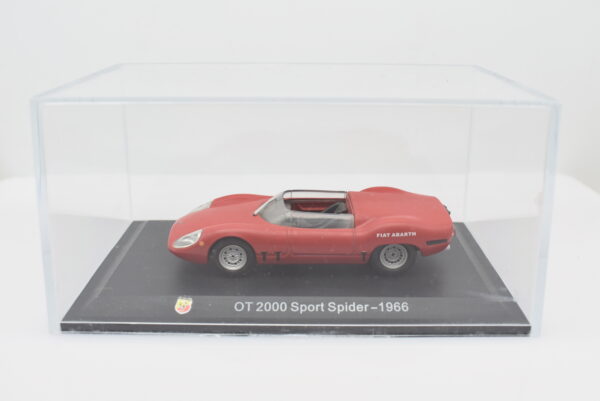 Modellino auto FIAT ABARTH OT 2000 SPIDER SPORT 1:43 diecast modellismo collezione ixo - Image 5
