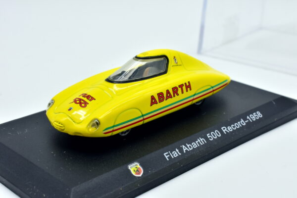 Modellino auto FIAT ABARTH 500 RECORD scala 1:43 diecast modellismo collezione ixo - Image 3