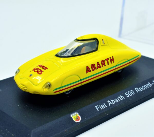 Modellino auto FIAT ABARTH 500 RECORD scala 1:43 diecast modellismo collezione ixo