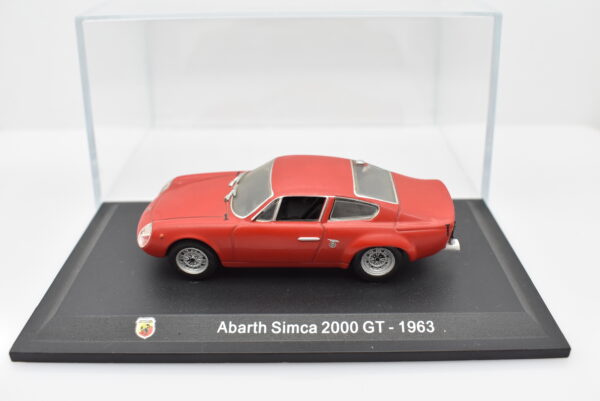 Modellino auto ABARTH SIMCA 2000 GT 1:43 diecast modellismo collezione ixo - Image 2