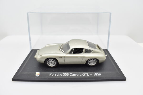 Modellino auto ABARTH PORSCHE 356 CARRERA GTL 1:43 diecast modellismo collezione ixo - Image 2
