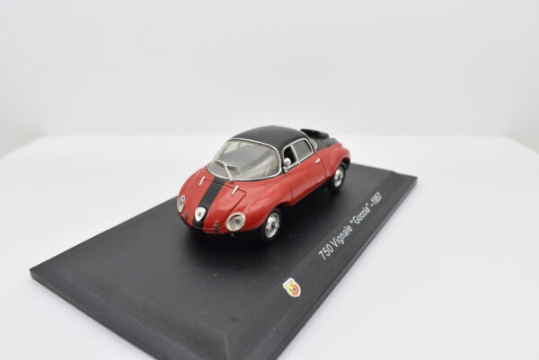 Modellino auto FIAT ABARTH 750 VIGNALE GOCCIA 1:43 diecast modellismo collezione ixo - Image 3