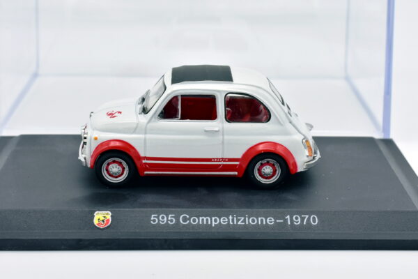 Modellino auto FIAT ABARTH 595 COMPETIZIONE scala 1:43 diecast modellismo collezione ixo - Image 2