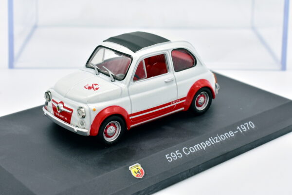 Modellino auto FIAT ABARTH 595 COMPETIZIONE scala 1:43 diecast modellismo collezione ixo - Image 3
