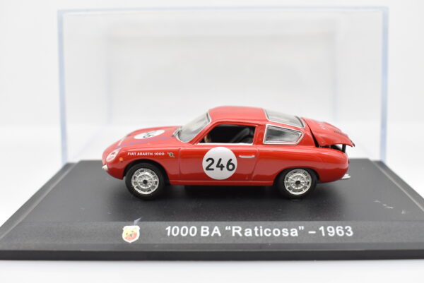 Modellino auto FIAT ABARTH 1000 BA RATICOSA 1:43 diecast modellismo collezione ixo - Image 2