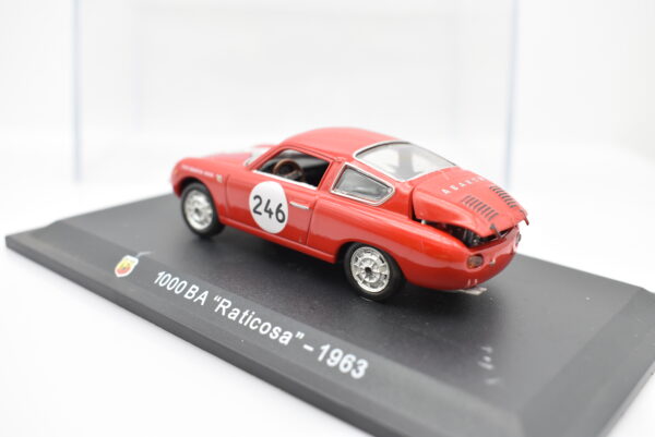 Modellino auto FIAT ABARTH 1000 BA RATICOSA 1:43 diecast modellismo collezione ixo - Image 4