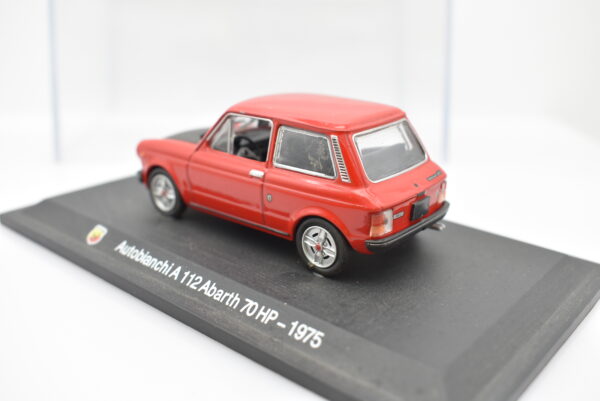 Modellino auto AUTOBIANCHI A112 ABARTH 70 HP 1:43 diecast modellismo collezione ixo - Image 3