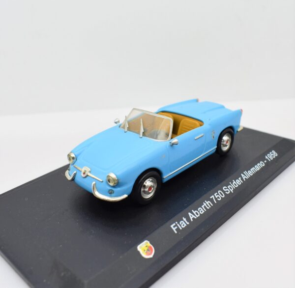 Modellino auto FIAT ABARTH 750 SPIDER ALLEMANO 1:43 diecast modellismo collezione ixo