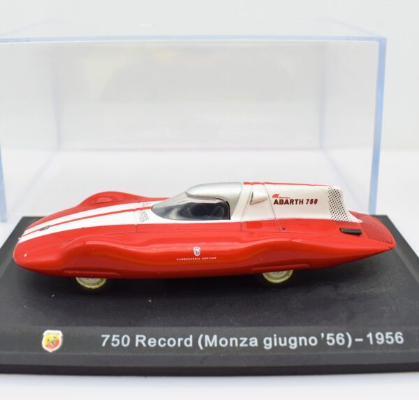 Modellino auto FIAT ABARTH 750 RECORD 1:43 diecast modellismo collezione ixo