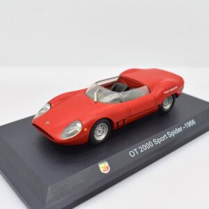 Modellino auto FIAT ABARTH OT 2000 SPIDER SPORT 1:43 diecast modellismo collezione ixo