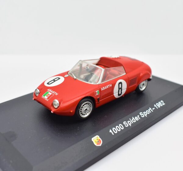 Modellino auto ABARTH 1000 SPIDER SPORT 1:43 diecast modellismo collezione ixo