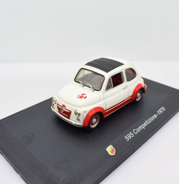 Modellino auto FIAT ABARTH 595 COMPETIZIONE scala 1:43 diecast modellismo collezione ixo