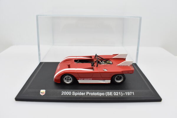 Modellino auto FIAT ABARTH 2000 SPIDER PROTOTIPO 1:43 diecast modellismo collezione ixo - Image 2