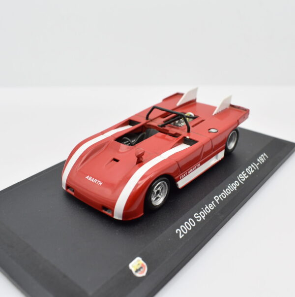 Modellino auto FIAT ABARTH 2000 SPIDER PROTOTIPO 1:43 diecast modellismo collezione ixo