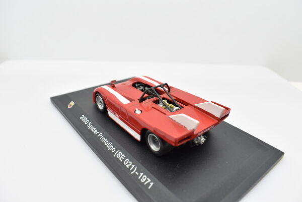 Modellino auto FIAT ABARTH 2000 SPIDER PROTOTIPO 1:43 diecast modellismo collezione ixo - Image 4