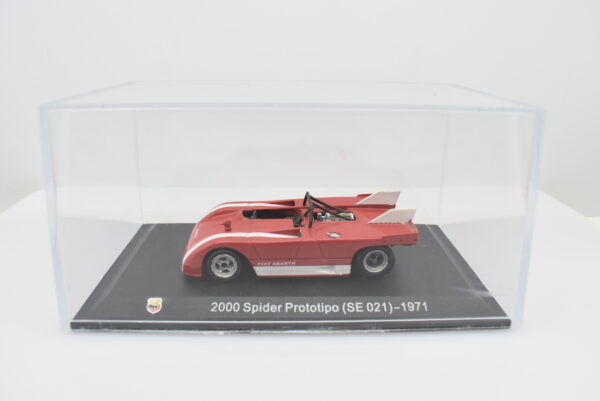 Modellino auto FIAT ABARTH 2000 SPIDER PROTOTIPO 1:43 diecast modellismo collezione ixo - Image 5