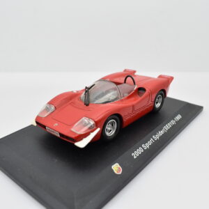 Modellino auto ABARTH 2000 SPORT SPIDER SE 010 1:43 diecast modellismo collezione ixo