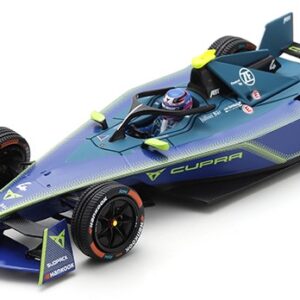 Modellino auto scala 1:43 Spark Model  ABT CUPRA N.4 DIRIYAH E PRIX 2023 KELVIN VAN DER LINDE racing modellismo statico