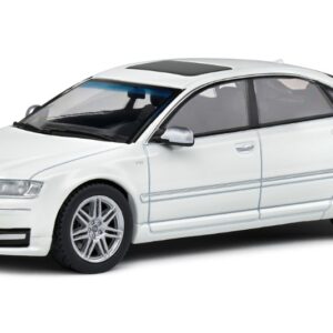 Modellino auto scala 1:43 Solido AUDI S8 (D3) 2010 WHITE diecast modellismo statico