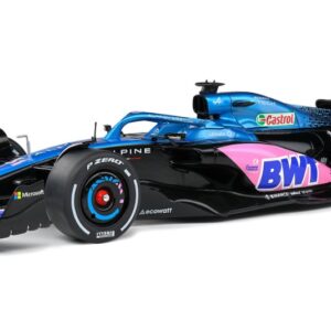 Modellino auto formula 1 F1 scala 1:18 Solido ALPINE A523 PRESENTATION VERSION 2023 BLUE EDITION modellismo statico collezione