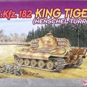 Modellino carri armati TANK model kit di montaggio Dragon SD.KFZ.182 KINGTIGER HENSCHEL TURRET KIT 1:72