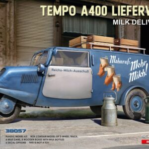 Modellino auto model kit TEMPO A400 LIEFERWAGEN MILK DELIVERY VAN 1:35