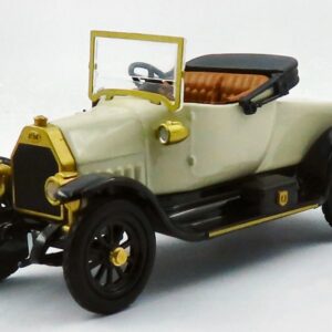 Modellino auto scala 1:43 Rio FIAT TIPO 0 SPIDER 1912 OPEN WHITE diecast modellismo statico