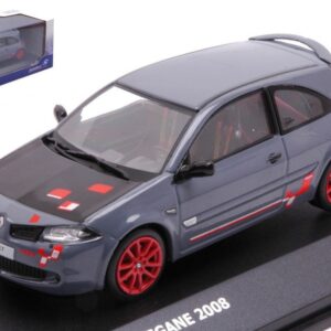 Modellino auto scala 1:43 Solido RENAULT MEGANE R26-R 2009 GREYRED diecast modellismo statico