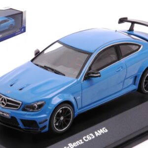 Modellino auto scala 1:43 Solido MERCEDES C-CLASS C63 6.3 V8 AMG BLACK SERIES 2012 BLUE diecast modellismo statico