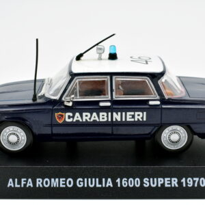 Modellini auto CARABINIERI scala 1:43 FIAT GIULIA diecast collezione