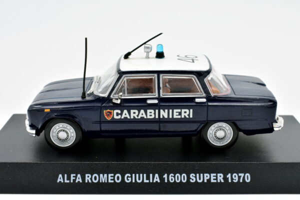 Modellini auto CARABINIERI scala 1:43 FIAT GIULIA diecast collezione