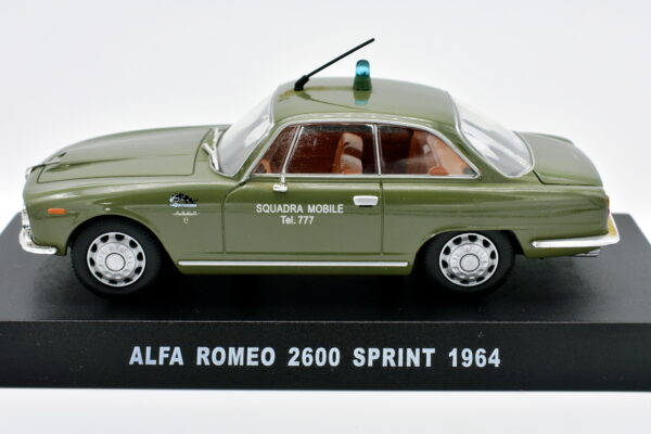 Modellini auto POLIZIA scala 1:43 ALFA ROMEO 2600 SPRINT diecast collezione