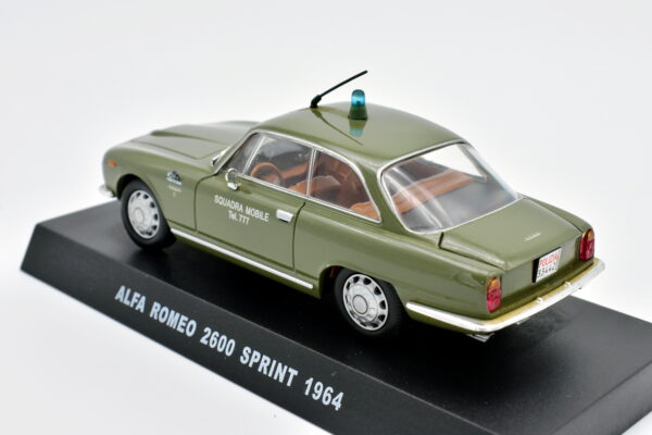 Modellini auto POLIZIA scala 1:43 ALFA ROMEO 2600 SPRINT diecast collezione - Image 3