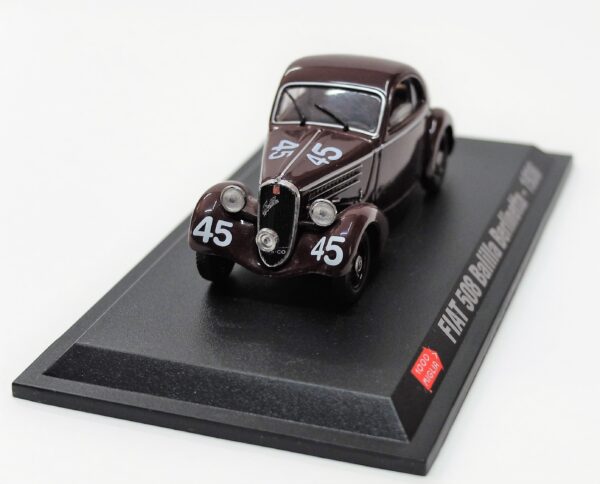 Modellini auto 1000 MIGLIA scala 1:43 FIAT 508 BALILLA BERLINETTA diecast collezione ixo - Image 3