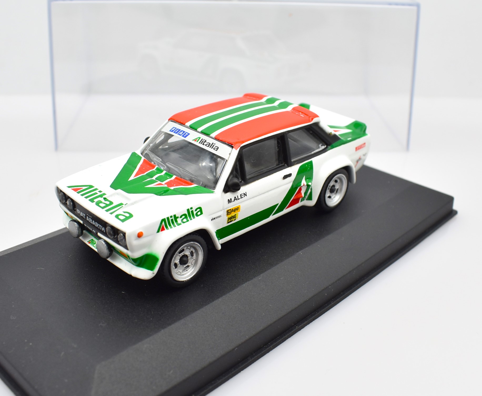 Modellino auto scala 1:43 FIAT 131 RALLY Burago modellismo da
